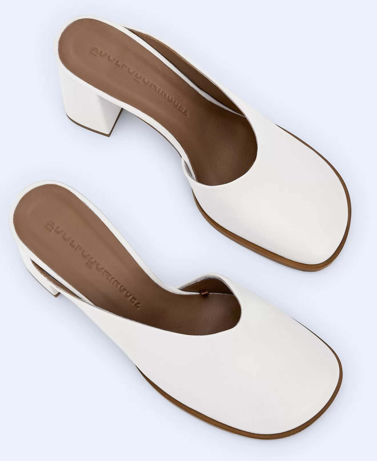 Asymmetrische Nappaleder-Clogs>Adolfo Dominguez Fashion