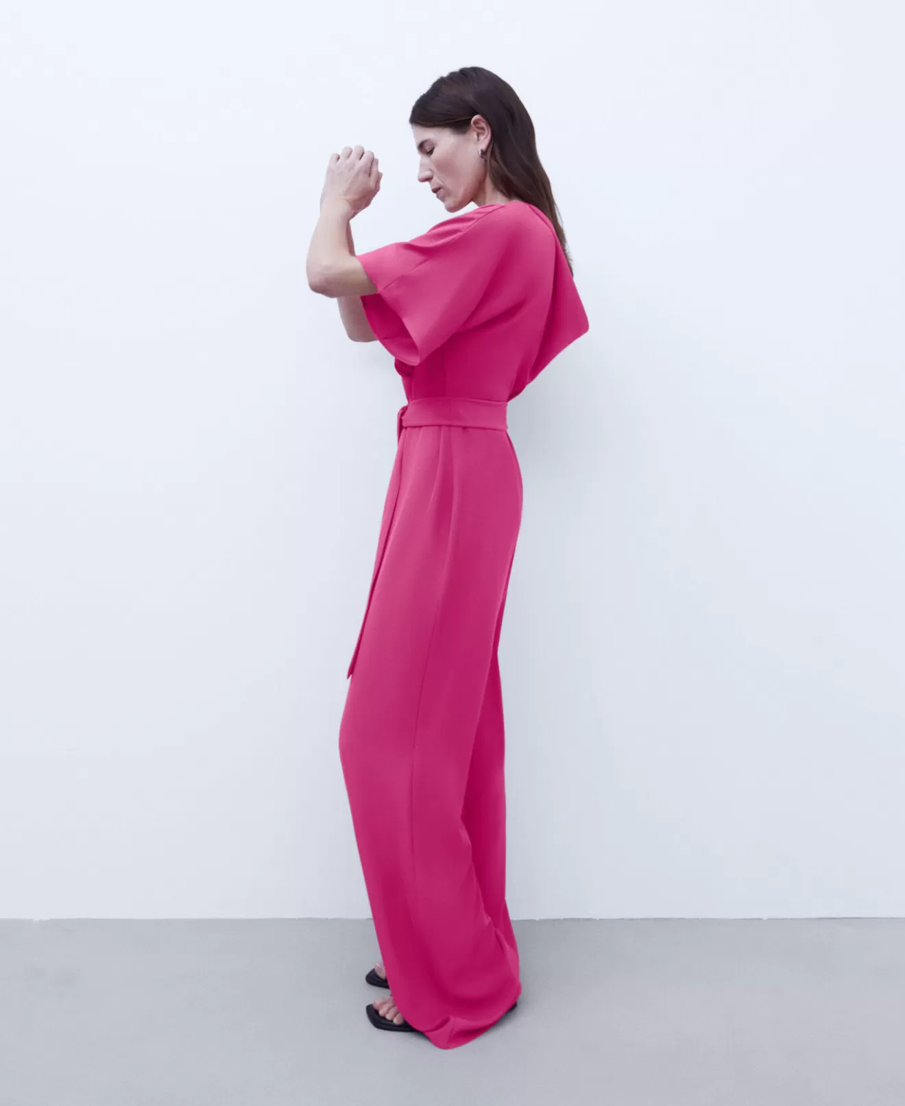 Asymmetrischer Overall Mit Drapiertem Rucken>Adolfo Dominguez Shop