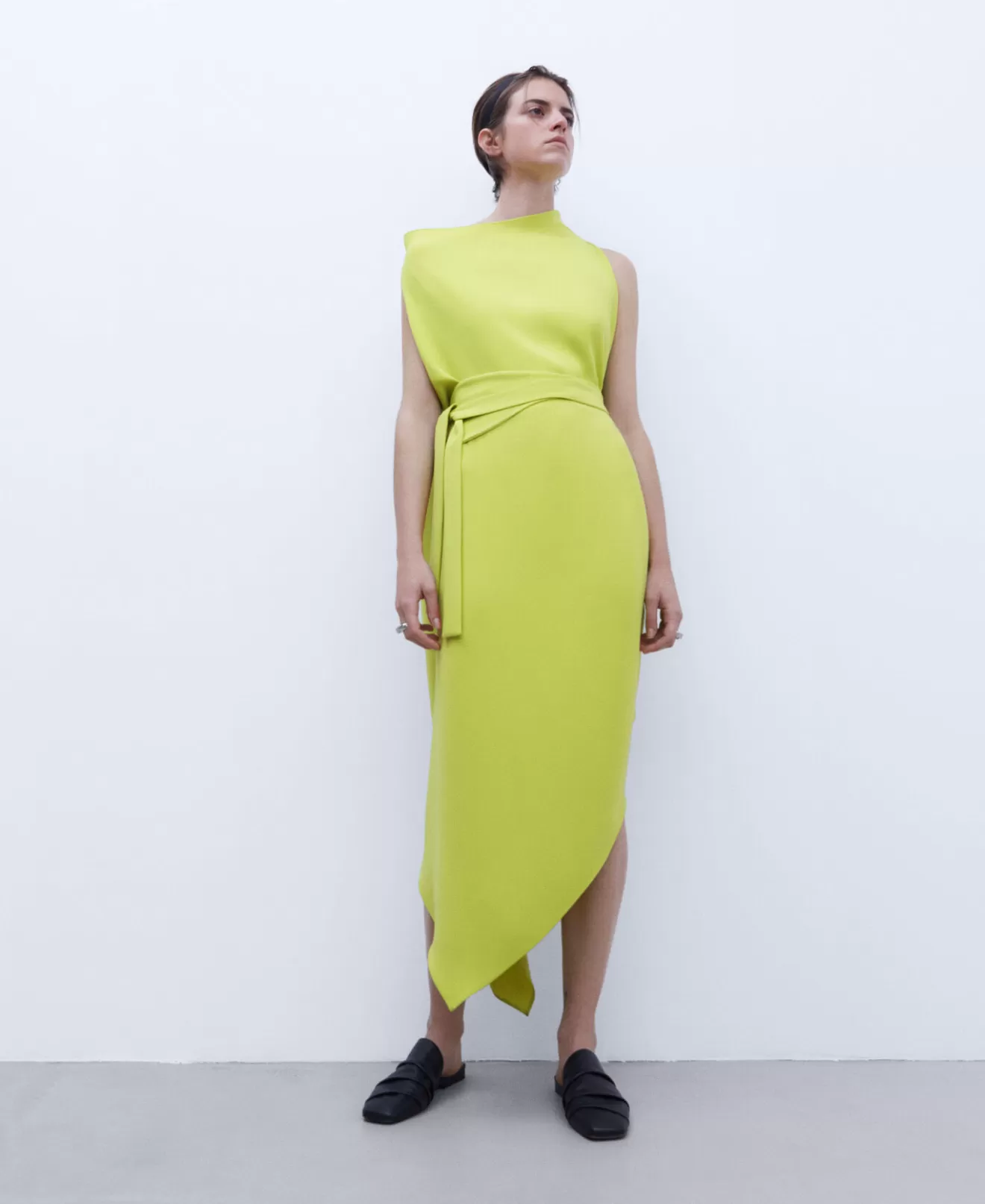 Asymmetrisches, Einfarbiges Kleid>Adolfo Dominguez Online