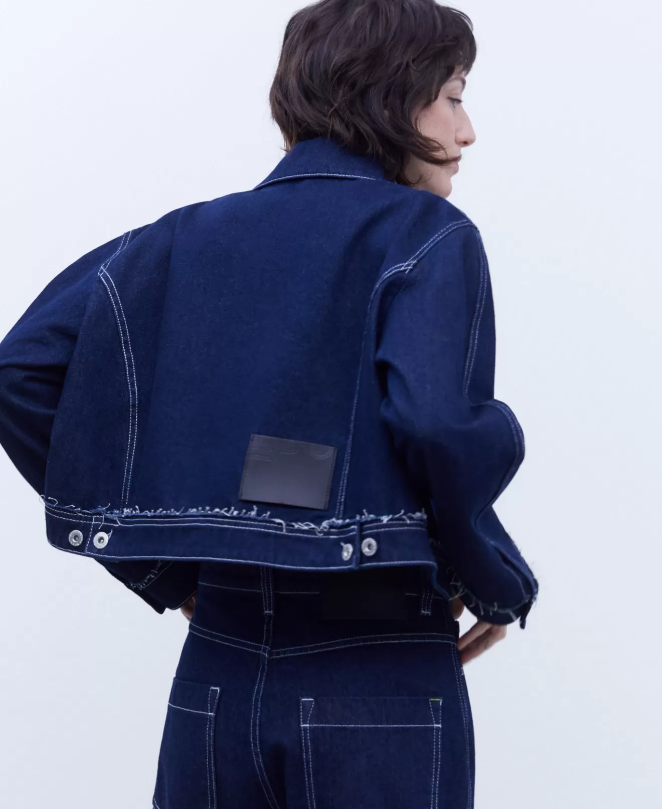 Denim-Jacke Aus Baumwolle>Adolfo Dominguez Clearance