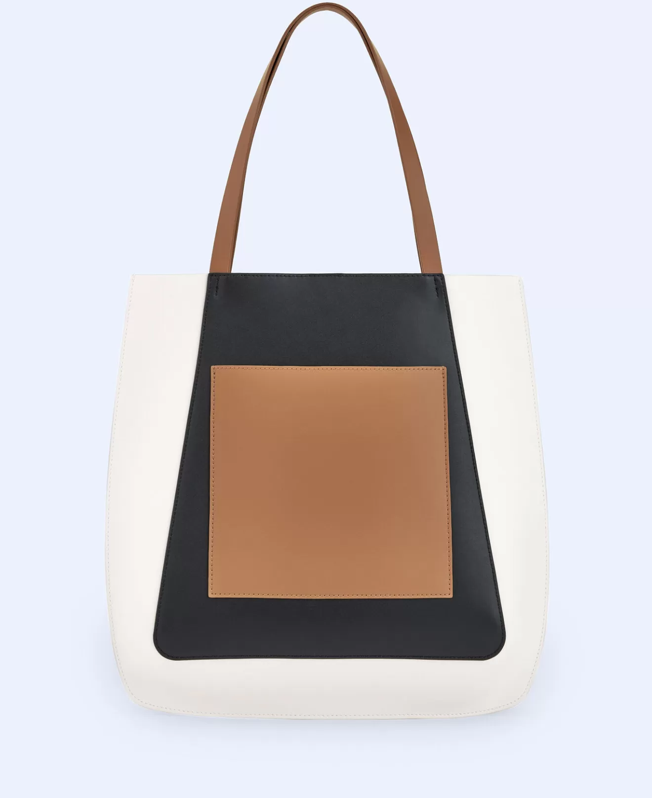 Dreifarbige Shopper Aus Vachetteleder>Adolfo Dominguez Shop