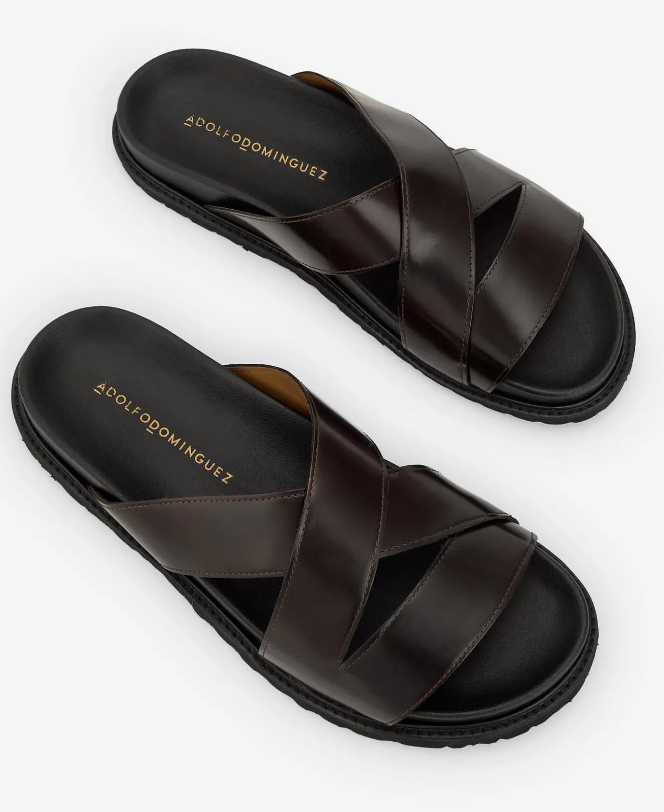 Geflochtene Ledersandalen>Adolfo Dominguez Online