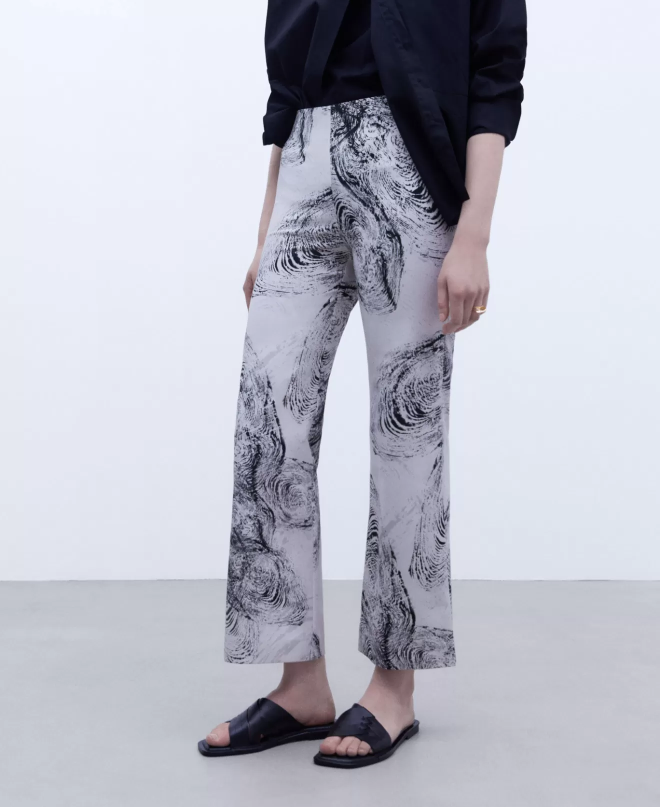 Knochellange Hose Mit Print>Adolfo Dominguez Clearance