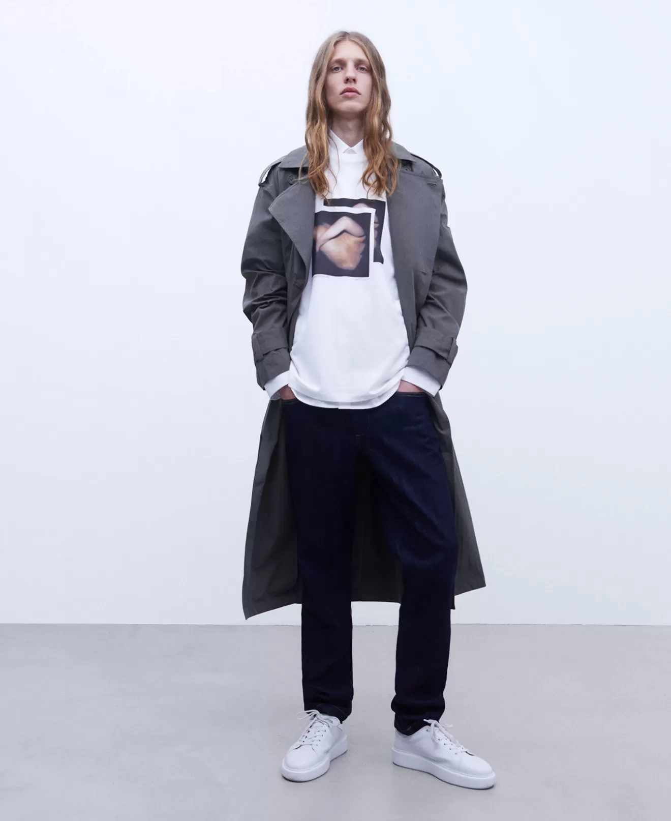 Oversize-T-Shirt Aus Bio-Baumwolle>Adolfo Dominguez Fashion