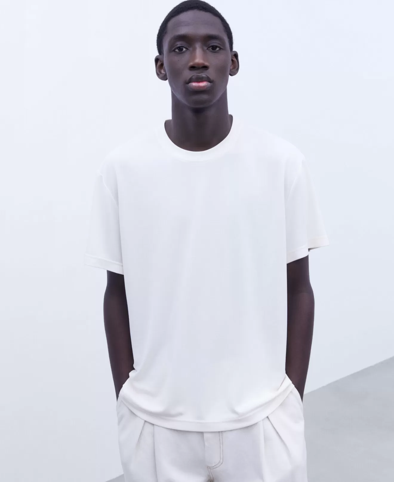 Oversize-T-Shirt Aus Modal>Adolfo Dominguez New