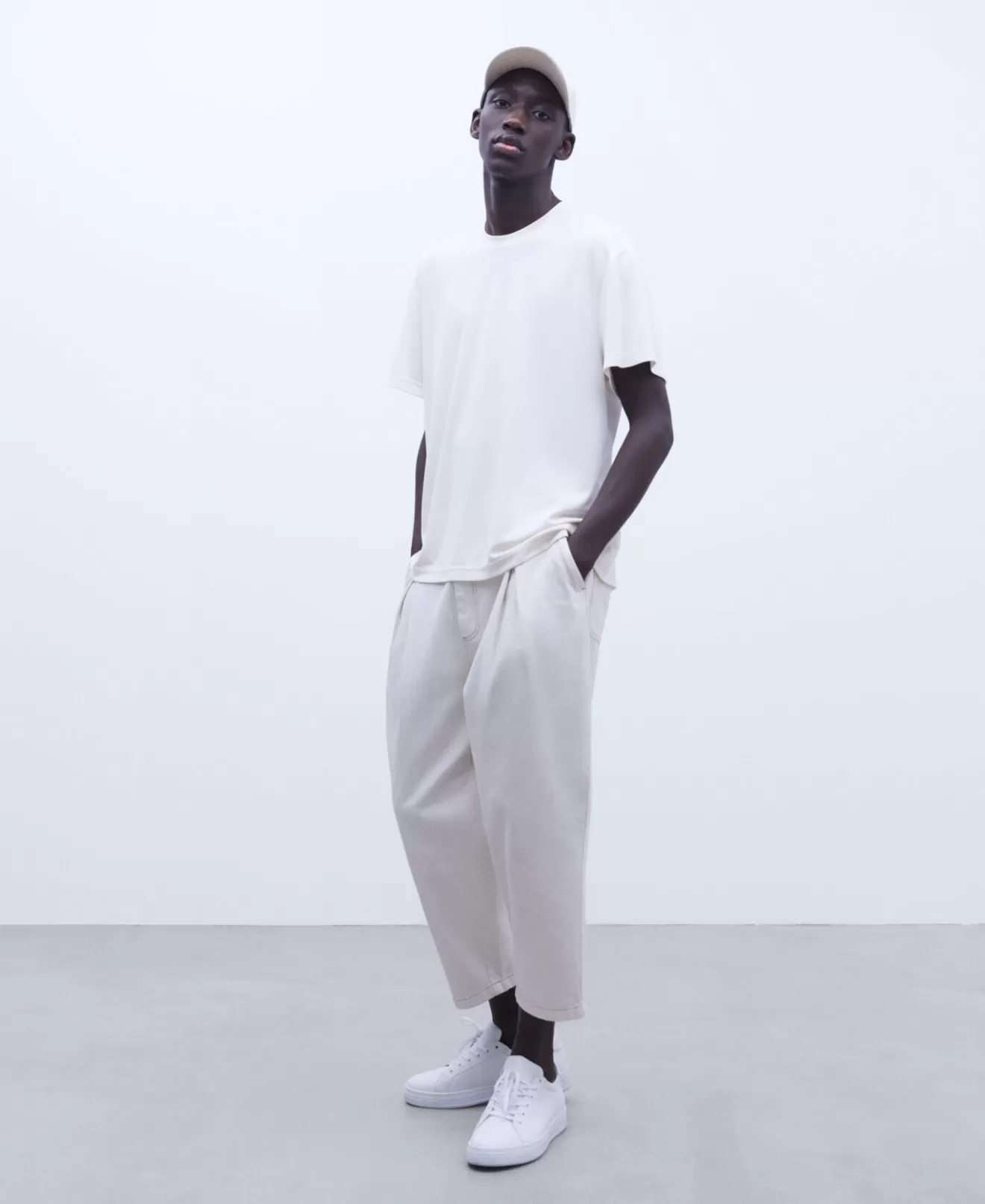 Oversize-T-Shirt Aus Modal>Adolfo Dominguez New