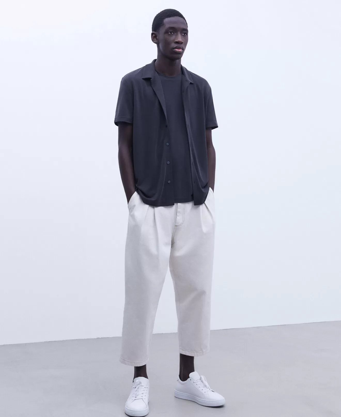 Oversize-T-Shirt Aus Modal>Adolfo Dominguez Clearance