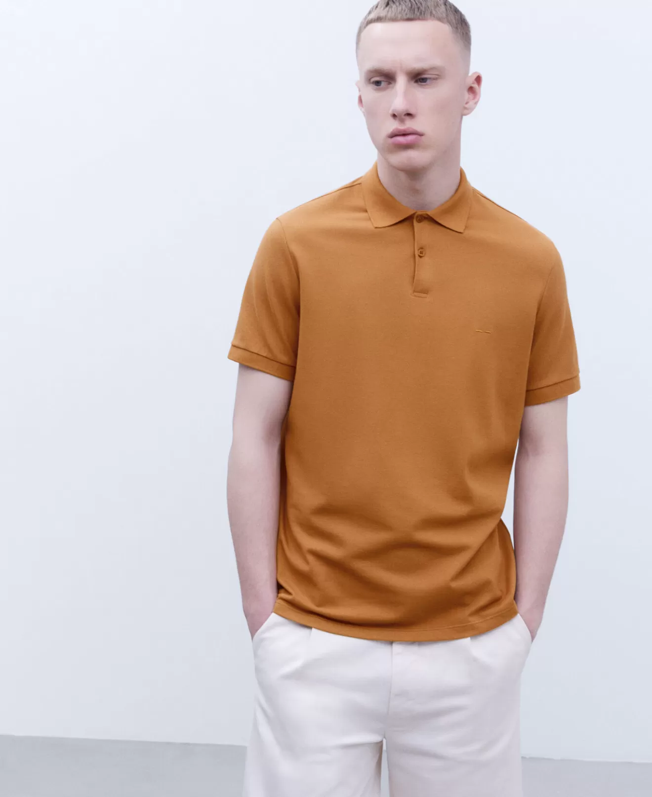 Poloshirt Aus Baumwolle Mit Zwei Knopfen>Adolfo Dominguez Best Sale