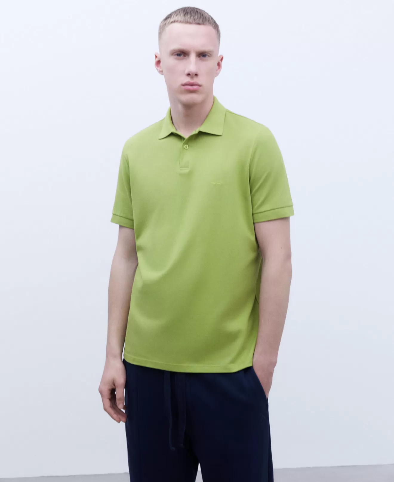 Poloshirt Aus Baumwolle Mit Zwei Knopfen>Adolfo Dominguez Store