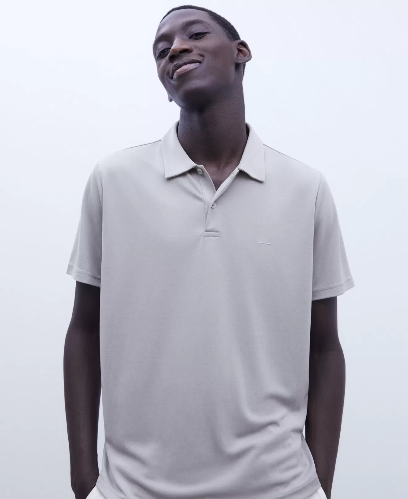 Poloshirt Aus Modal Mit Zwei Knopfen>Adolfo Dominguez Discount