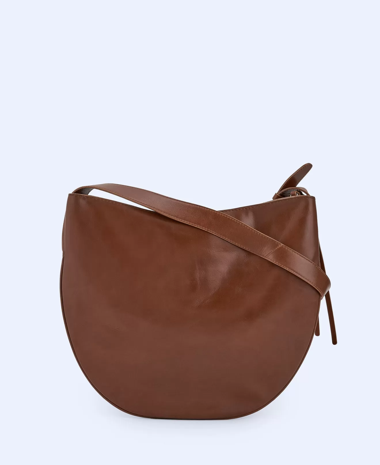 Runde Hobo-Tasche Aus Nachhaltigem Leder>Adolfo Dominguez Cheap